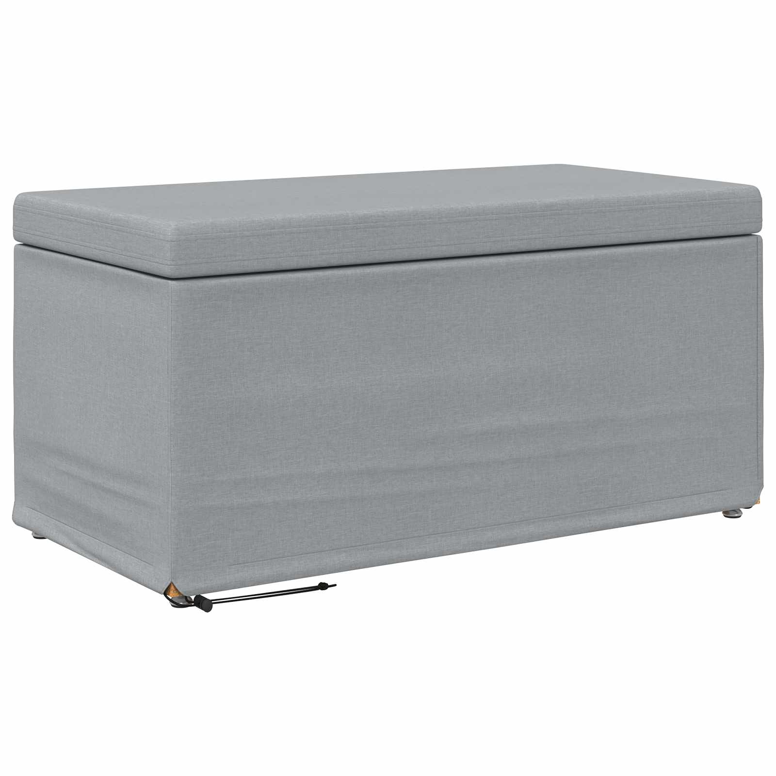 Tabouret Gris clair 81 x 41 x 40 cm Tissu et bois stratifié - XIOS