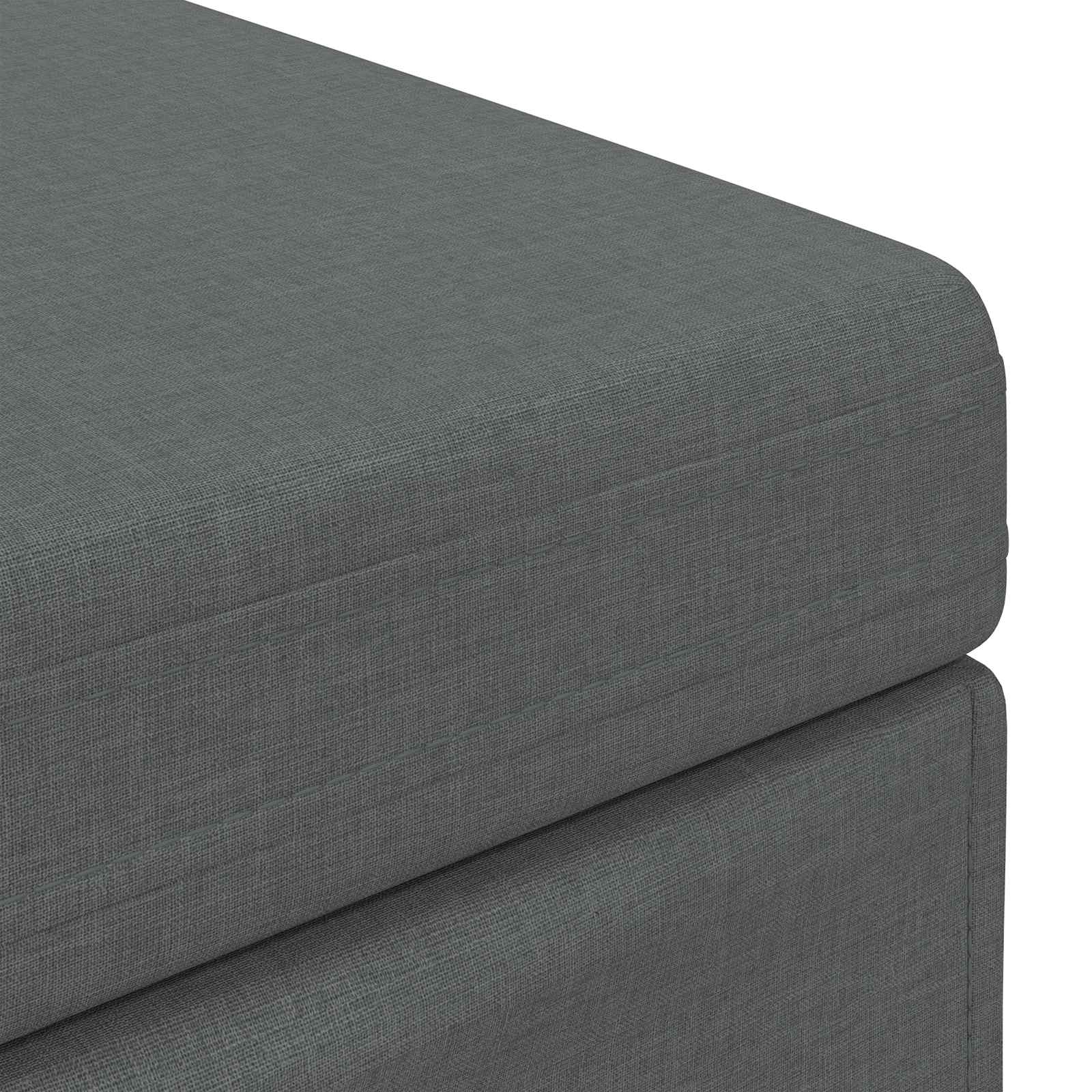 Tabouret Gris foncé 81 x 41 x 40 cm Tissu et bois stratifié - XIOS