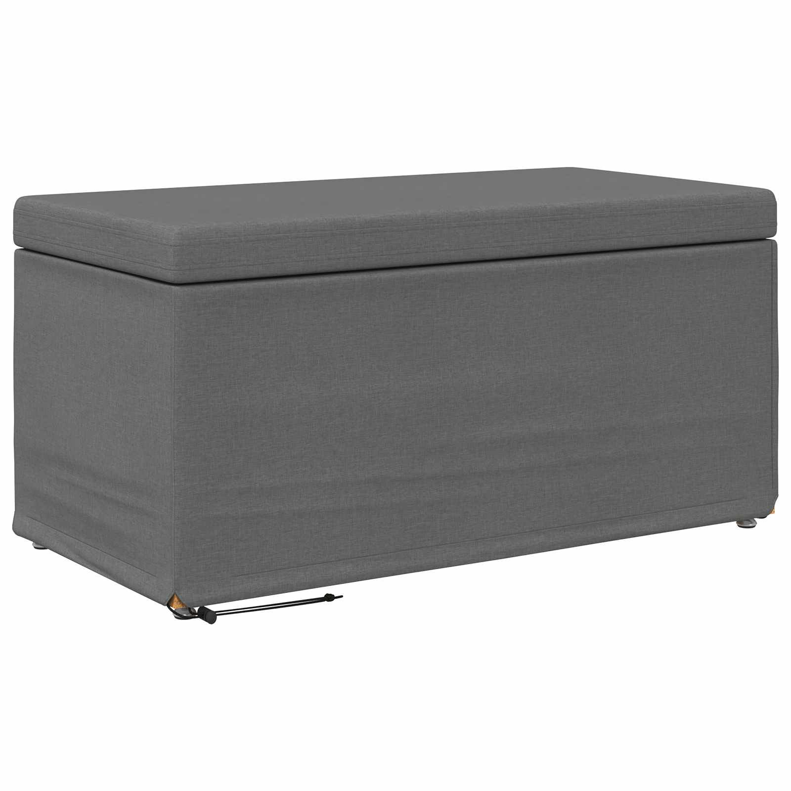 Tabouret Gris foncé 81 x 41 x 40 cm Tissu et bois stratifié - XIOS