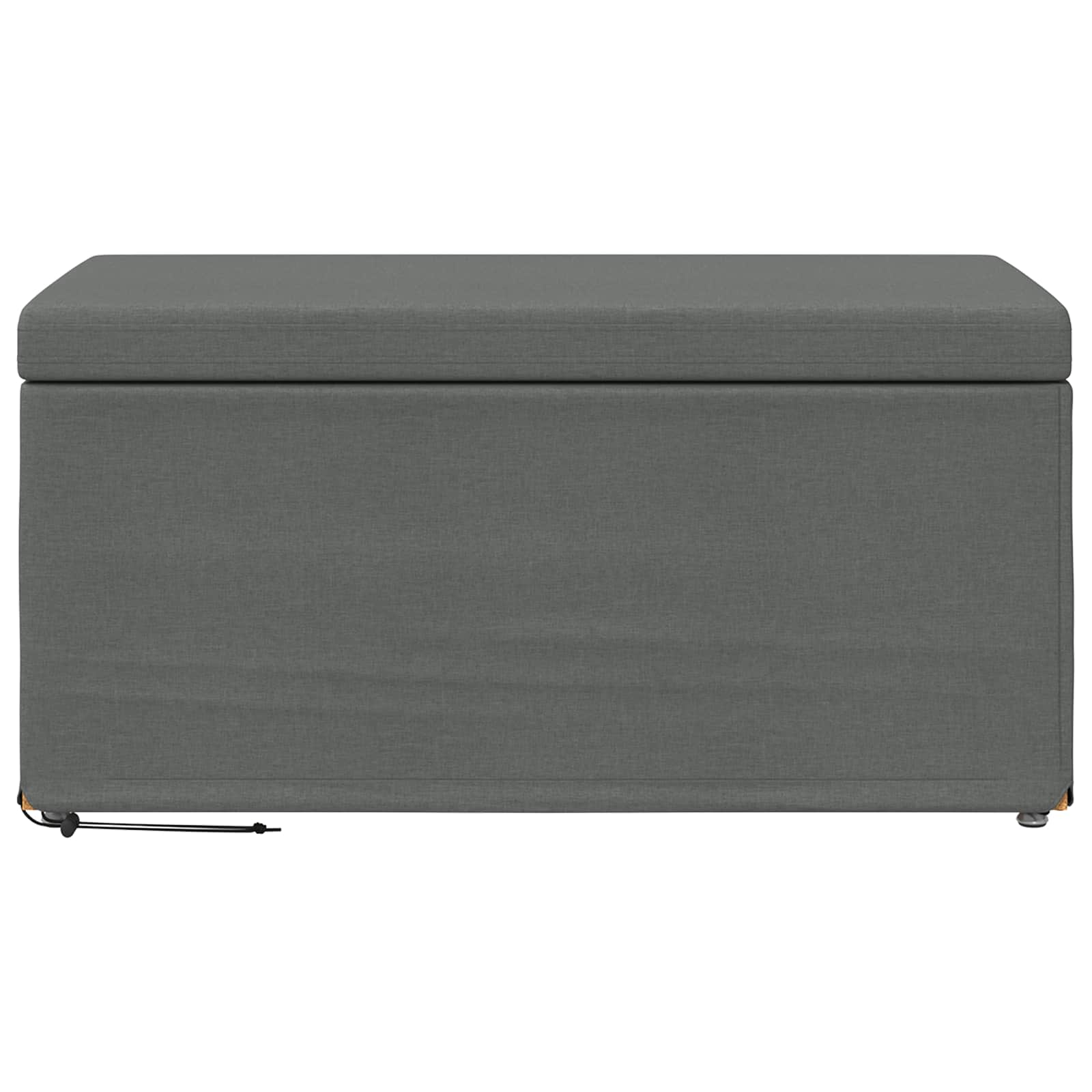 Tabouret Gris foncé 81 x 41 x 40 cm Tissu et bois stratifié - XIOS