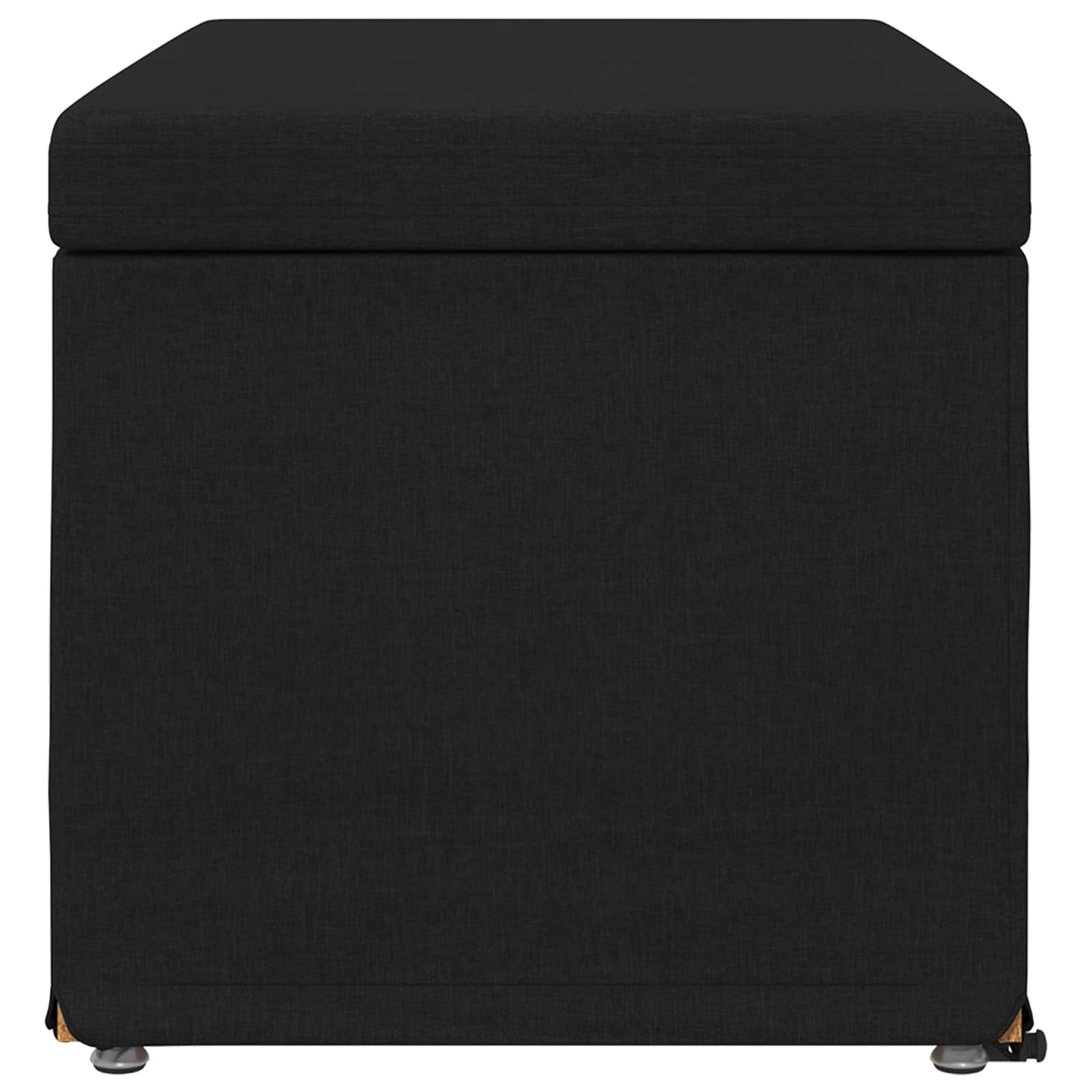 Tabouret Noir 81 x 41 x 40 cm Tissu et bois stratifié - XIOS
