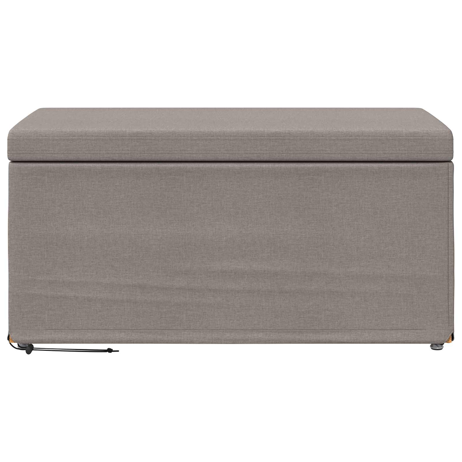 Tabouret Taupe 81 x 41 x 40 cm Tissu et bois stratifié - XIOS