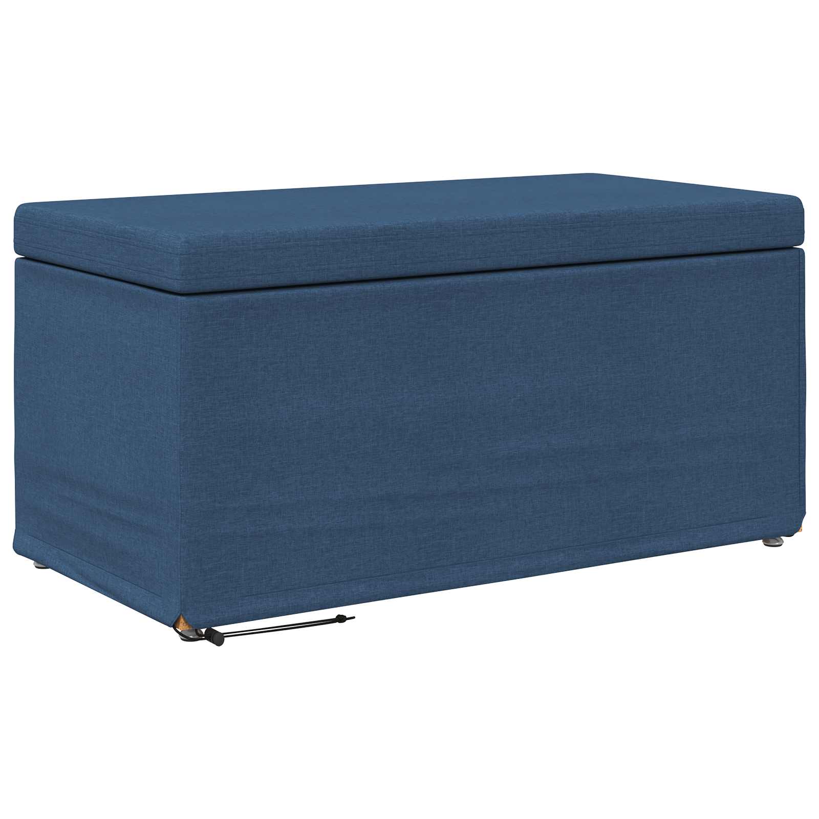 Tabouret Bleu 81 x 41 x 40 cm Tissu et bois stratifié - XIOS