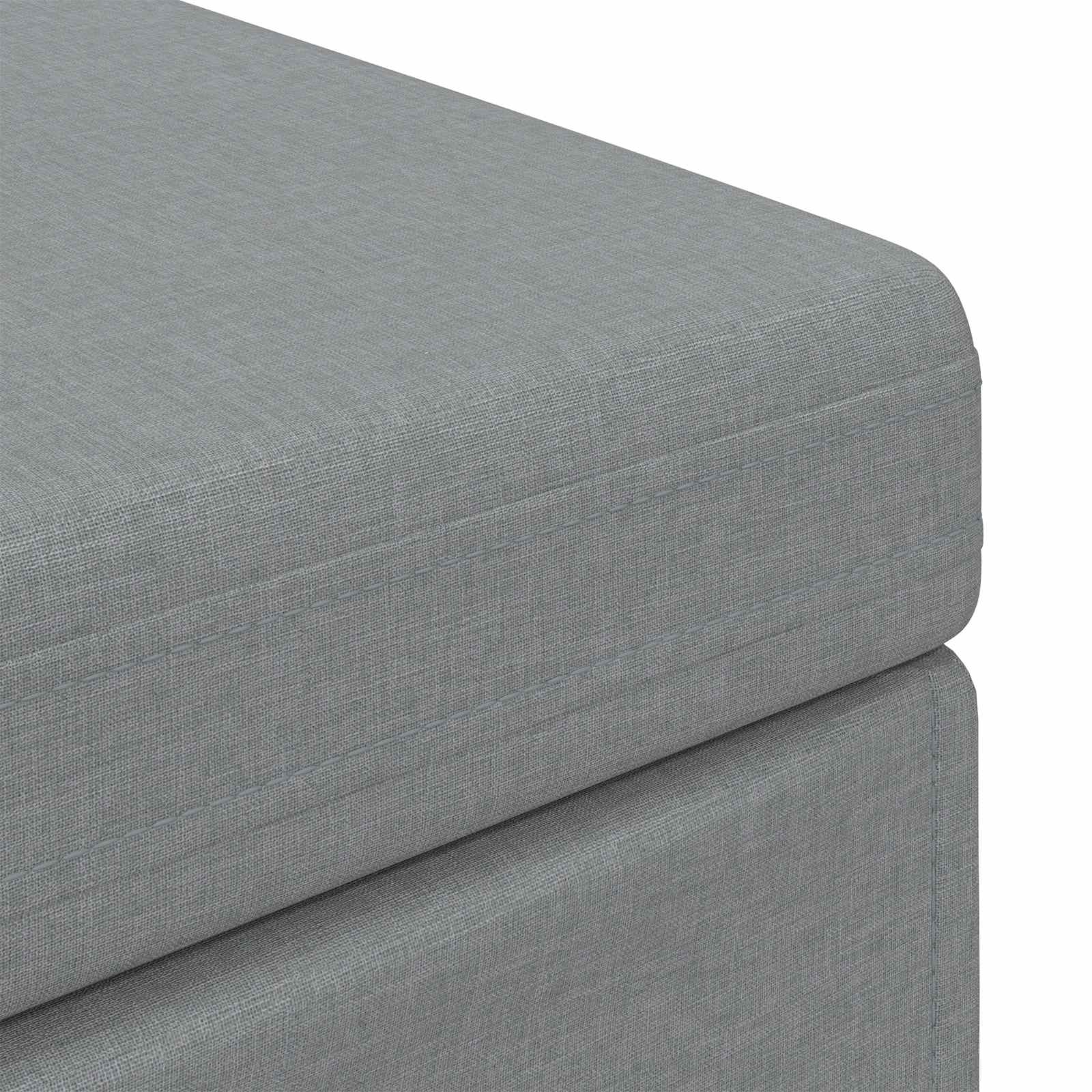 Tabouret Gris clair 101 x 41 x 40 cm Tissu et bois stratifié - XIOS