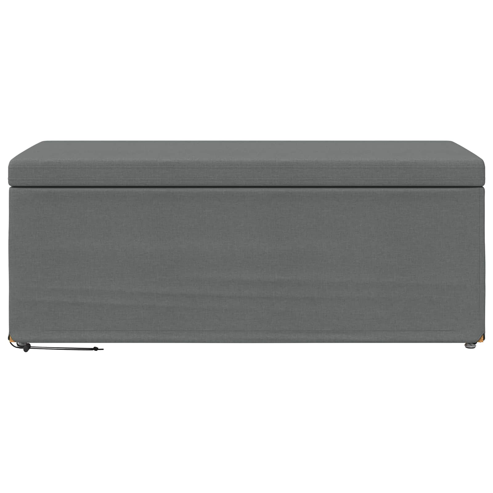 Tabouret Gris foncé 101 x 41 x 40 cm Tissu et bois stratifié - XIOS