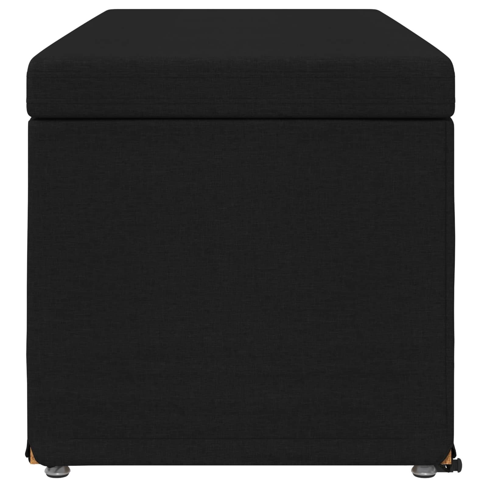 Tabouret Noir 101 x 41 x 40 cm Tissu et bois stratifié - XIOS