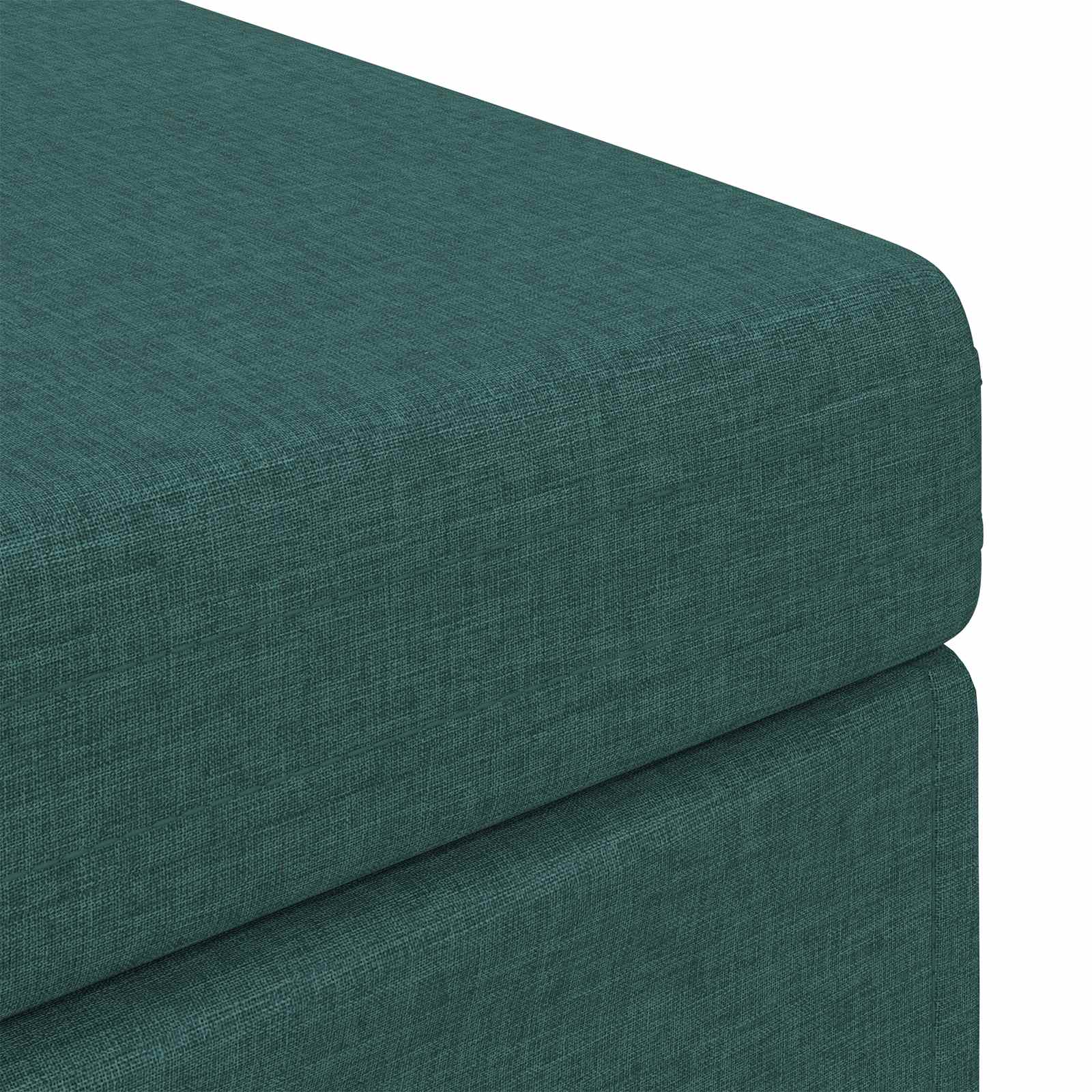 Tabouret Vert foncé 101 x 41 x 40 cm Tissu et bois stratifié - XIOS