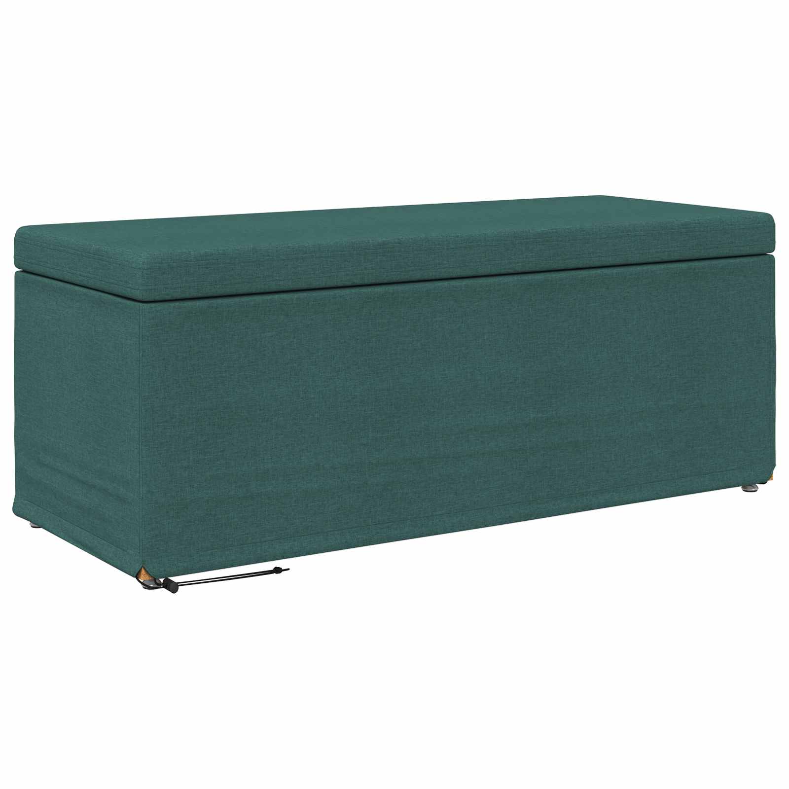 Tabouret Vert foncé 101 x 41 x 40 cm Tissu et bois stratifié - XIOS