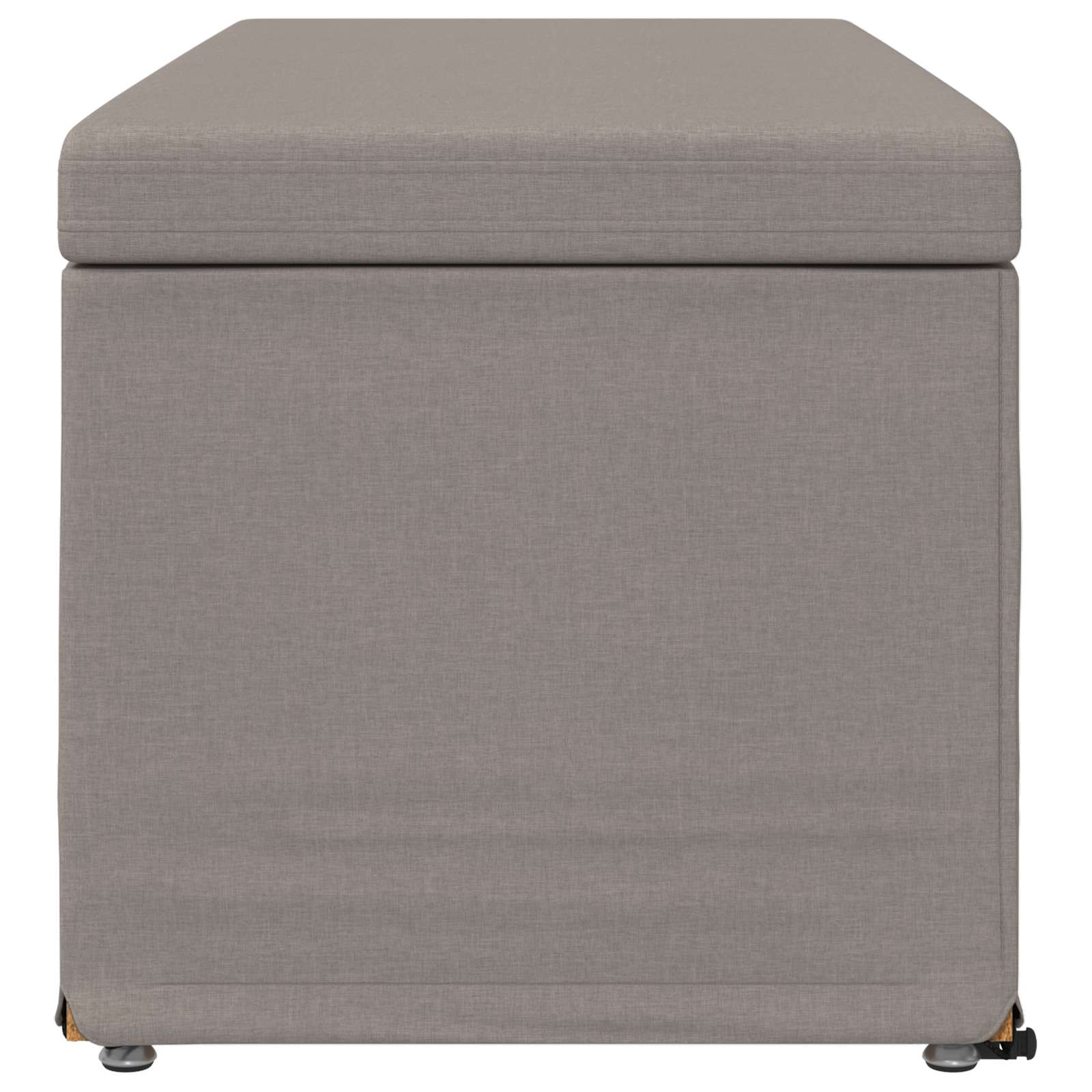 Tabouret Taupe 101 x 41 x 40 cm Tissu et bois stratifié - XIOS