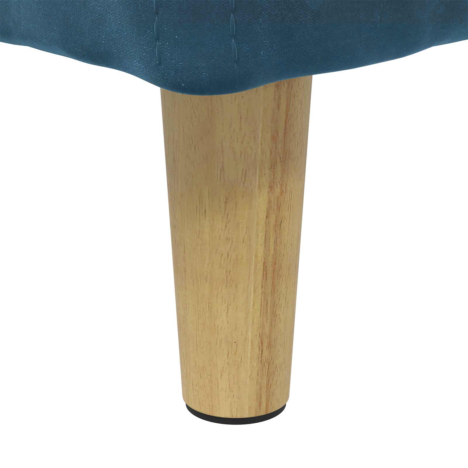 Pouf de rangement avec coussin Bleu 40 x 40 x 45 cm Velours - XIOS