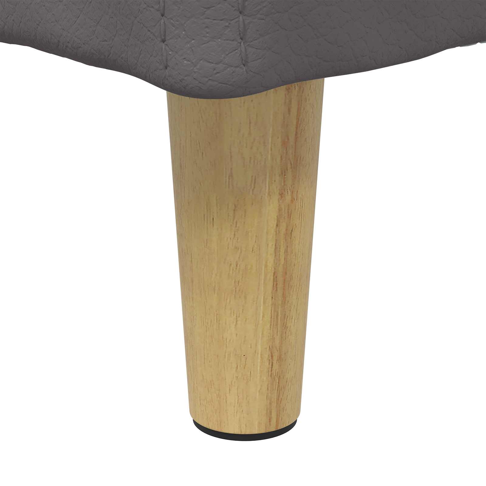 Pouf de rangement avec coussin Gris 40 x 40 x 45 cm Simili cuir - XIOS