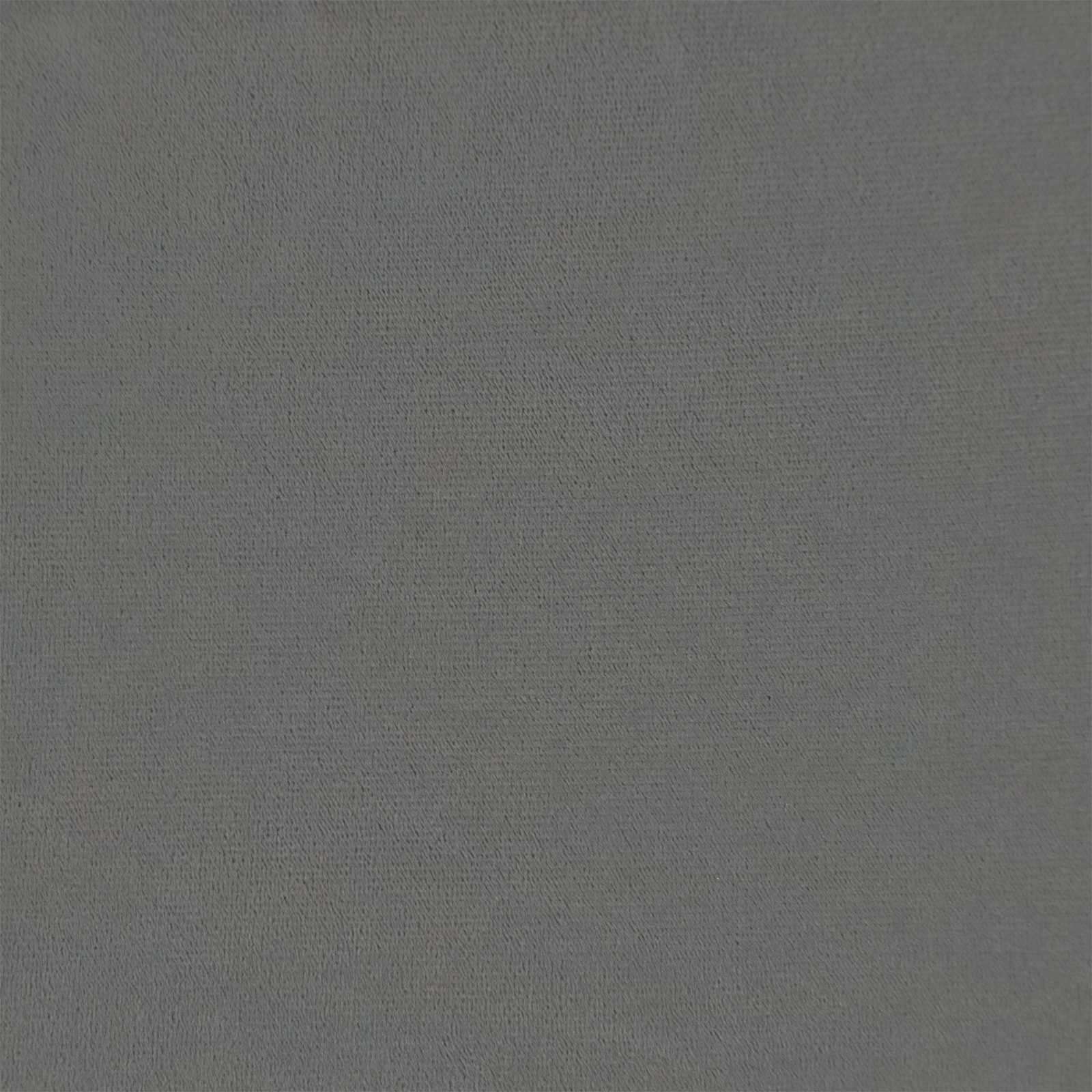 Pouf de rangement Gris foncé 60 x 60 x 45 cm Velours - XIOS