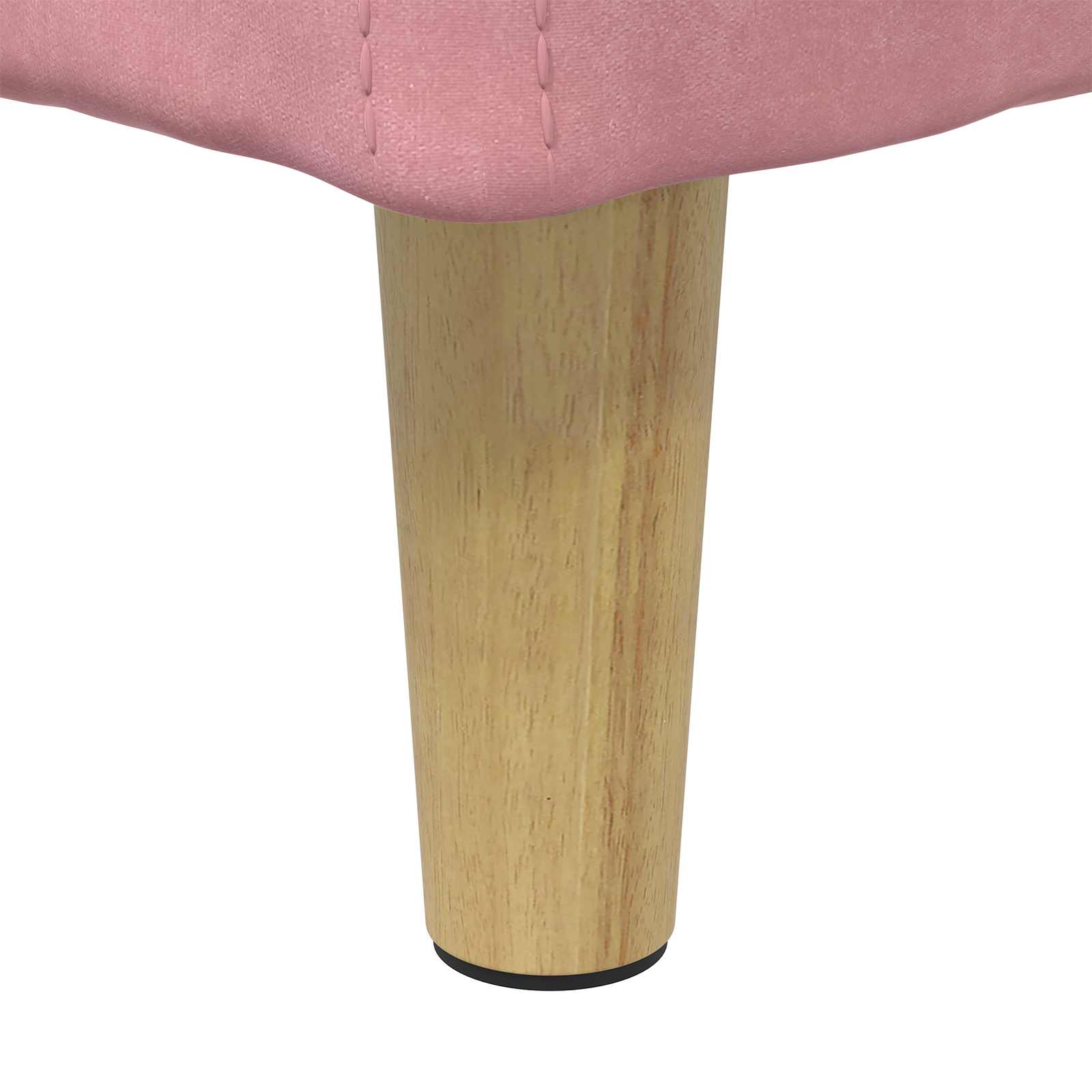 Pouf de rangement avec coussin Rose 60 x 60 x 45 cm Velours - XIOS