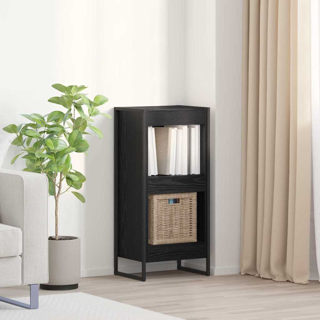 Bibliothèque 40 x 30 x 86,5 cm Bois d'ingénierie Chêne noir - XIOS