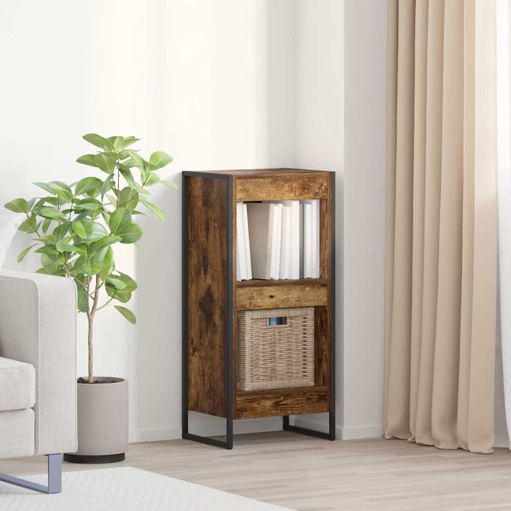 Bibliothèque Chêne Fumé 40 x 30 x 86,5 cm Bois d'ingénierie