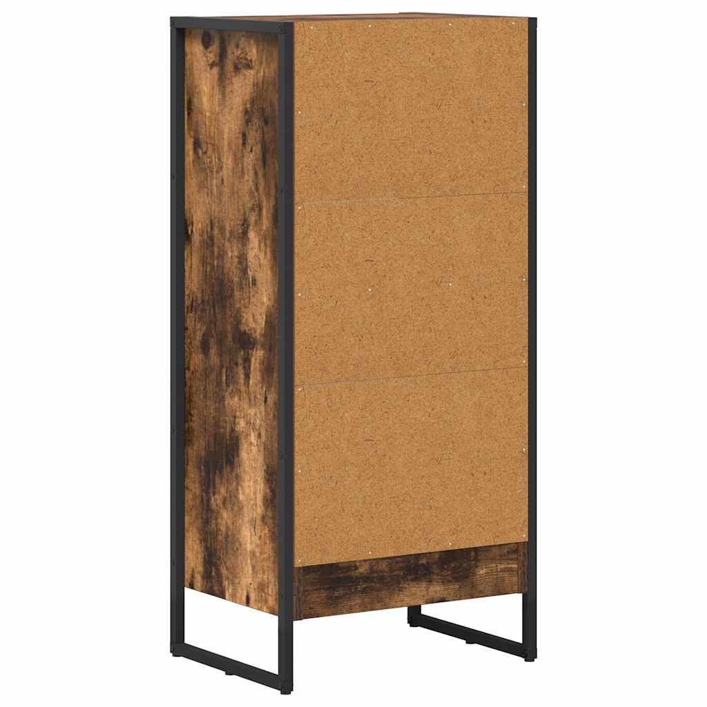 Bibliothèque Chêne Fumé 40 x 30 x 86,5 cm Bois d'ingénierie