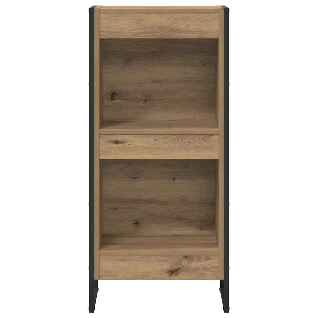 Bibliothèque Chêne artisan 80 x 30 x 155 cm Bois d'ingénierie - XIOS