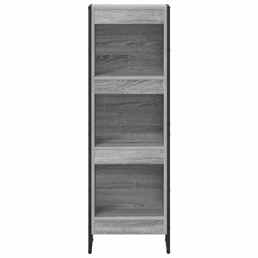 Bibliothèque Gris Sonoma 80 x 30 x 155 cm Bois d'ingénierie - XIOS