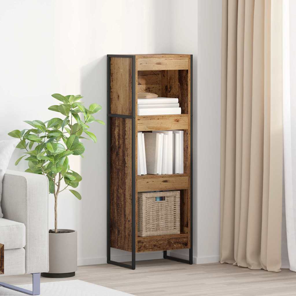 Bibliothèque Bois Ancien 40 x 30 x 121 cm Bois d'ingénierie - XIOS