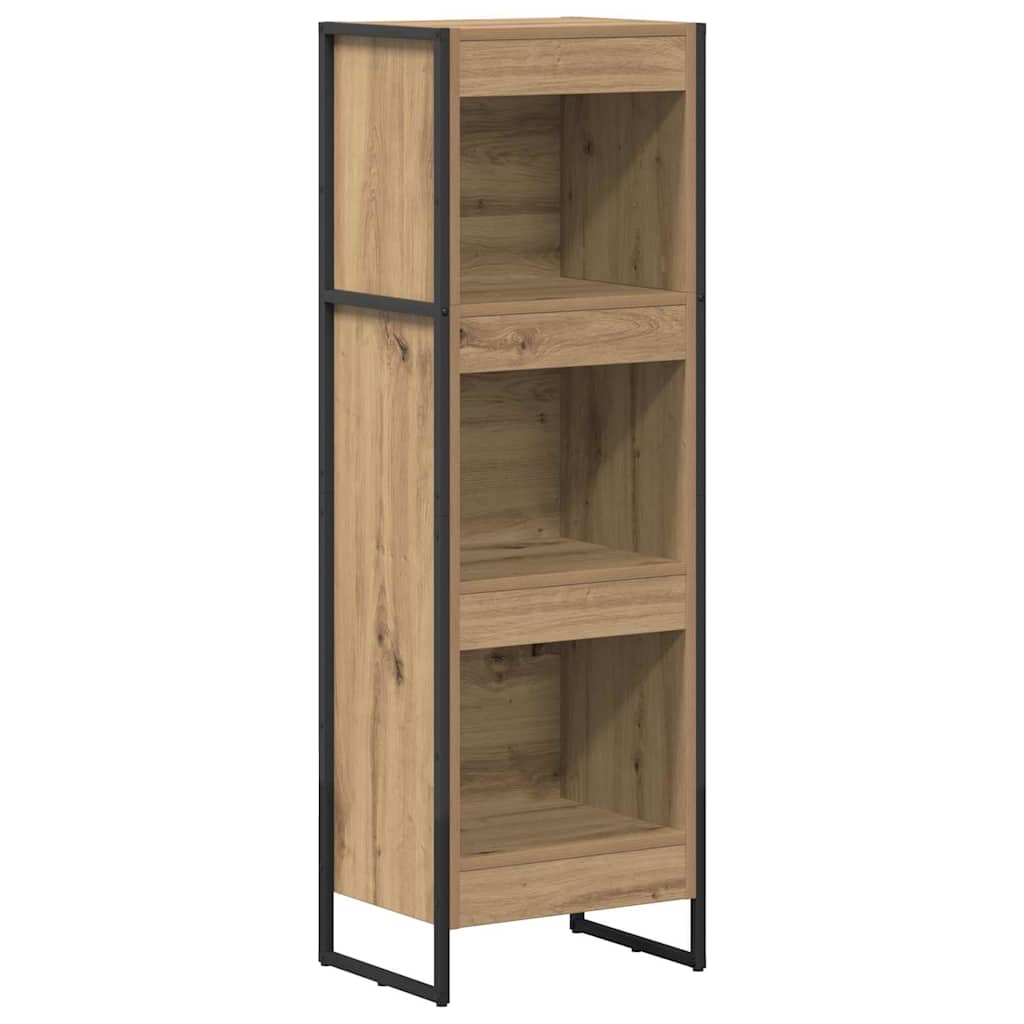 Bibliothèque Chêne artisan 80 x 30 x 155 cm Bois d'ingénierie - XIOS
