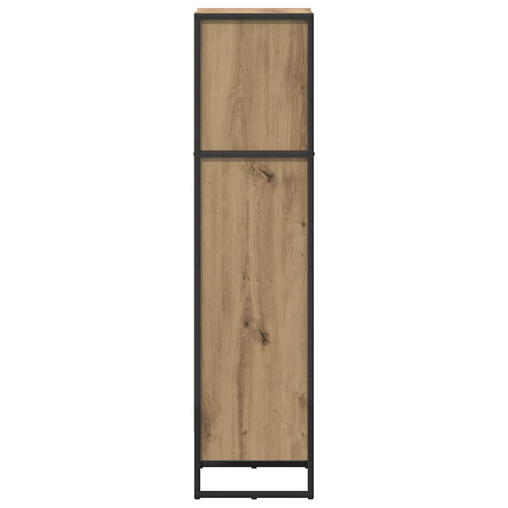 Bibliothèque Chêne artisan 80 x 30 x 155 cm Bois d'ingénierie - XIOS