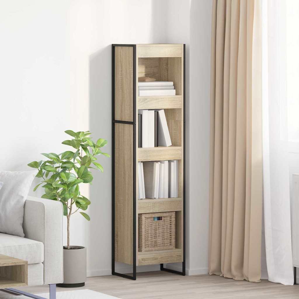 Bibliothèque Sonoma 80 x 30 x 155 cm Bois d'ingénierie - XIOS