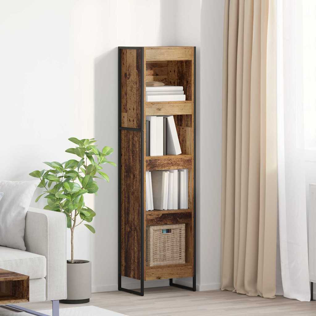Bibliothèque Bois Ancien 80 x 30 x 155 cm Bois d'ingénierie - XIOS