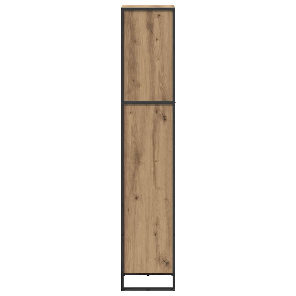 Bibliothèque Chêne artisan 80 x 30 x 155 cm Bois d'ingénierie - XIOS
