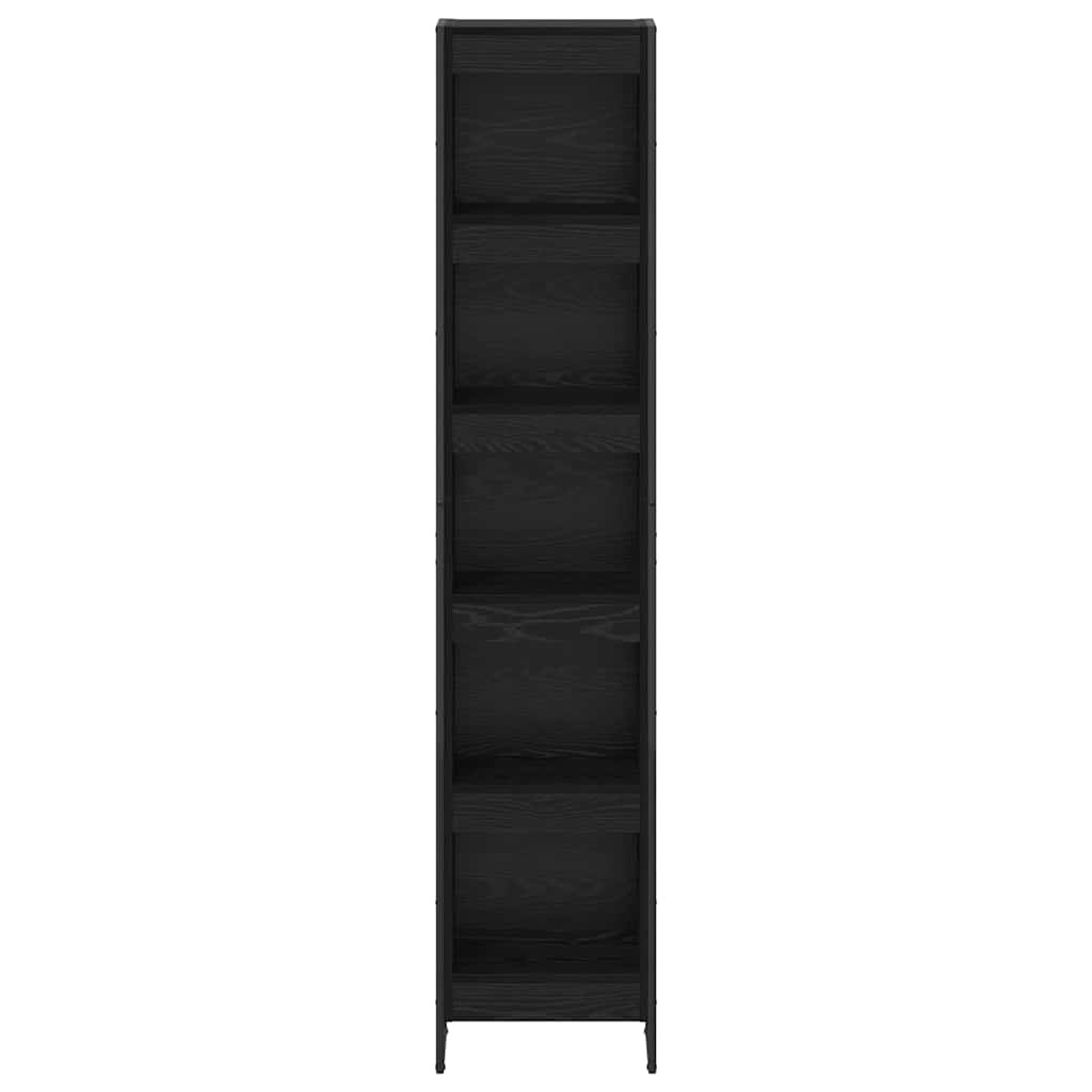 Bibliothèque Chêne noir 80 x 30 x 155 cm Bois d'ingénierie - XIOS