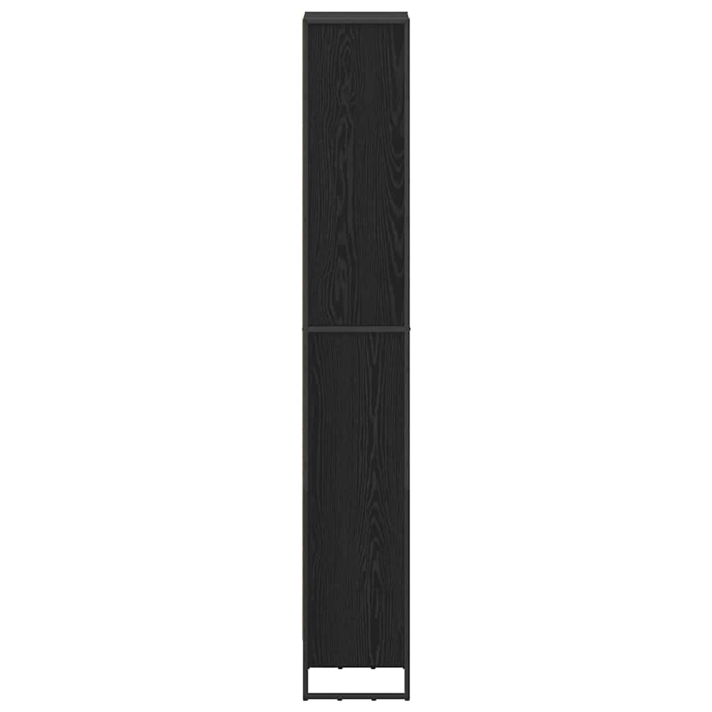 Bibliothèque Chêne noir 80 x 30 x 155 cm Bois d'ingénierie - XIOS