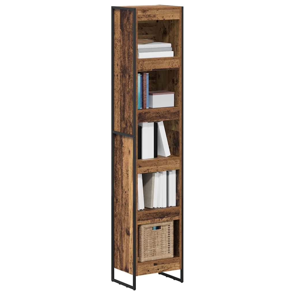 Bibliothèque Bois Ancien 80 x 30 x 155 cm Bois d'ingénierie - XIOS