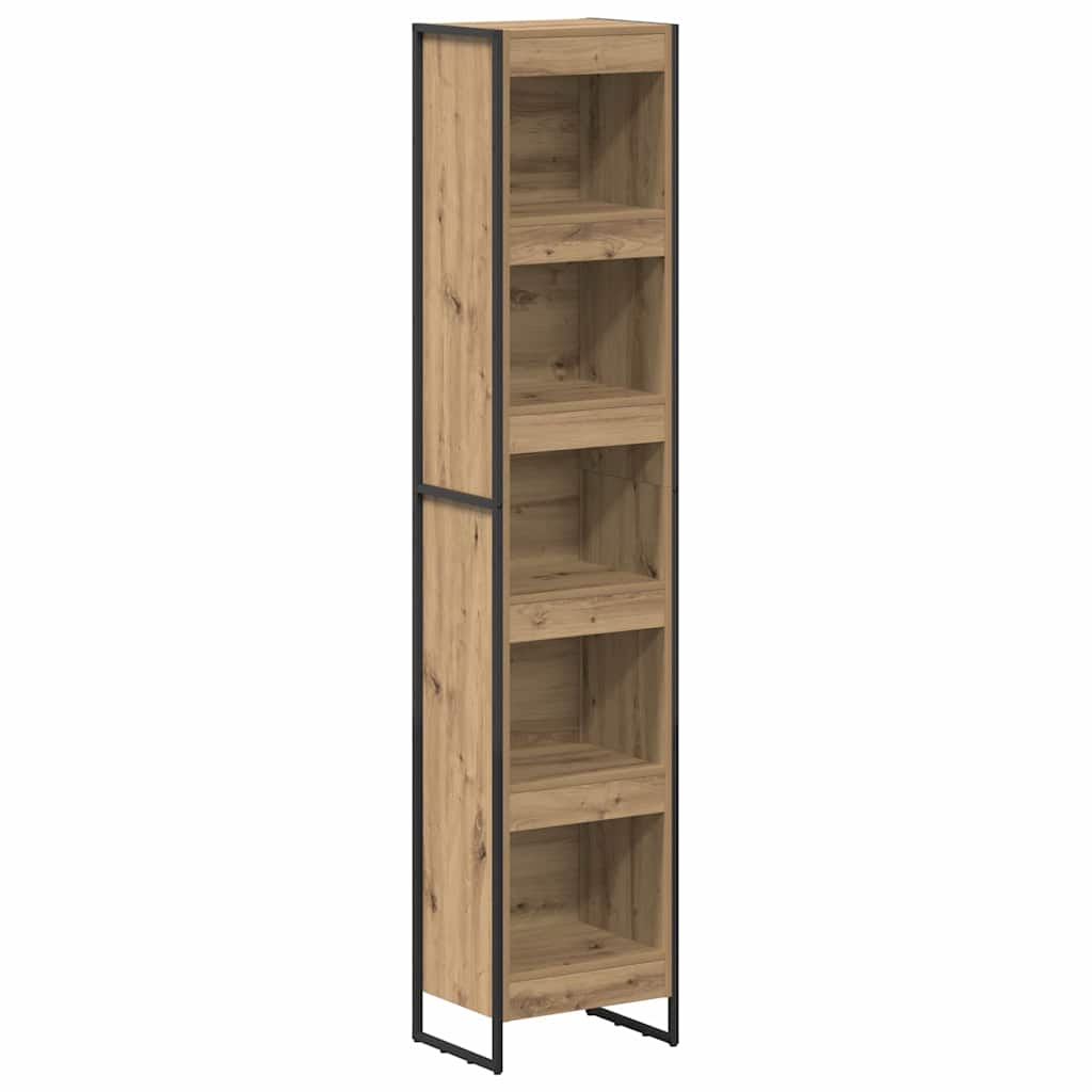 Bibliothèque Chêne artisan 80 x 30 x 155 cm Bois d'ingénierie - XIOS