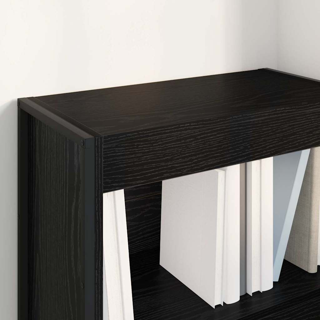 Bibliothèque Chêne noir 80 x 30 x 155 cm Bois d'ingénierie - XIOS