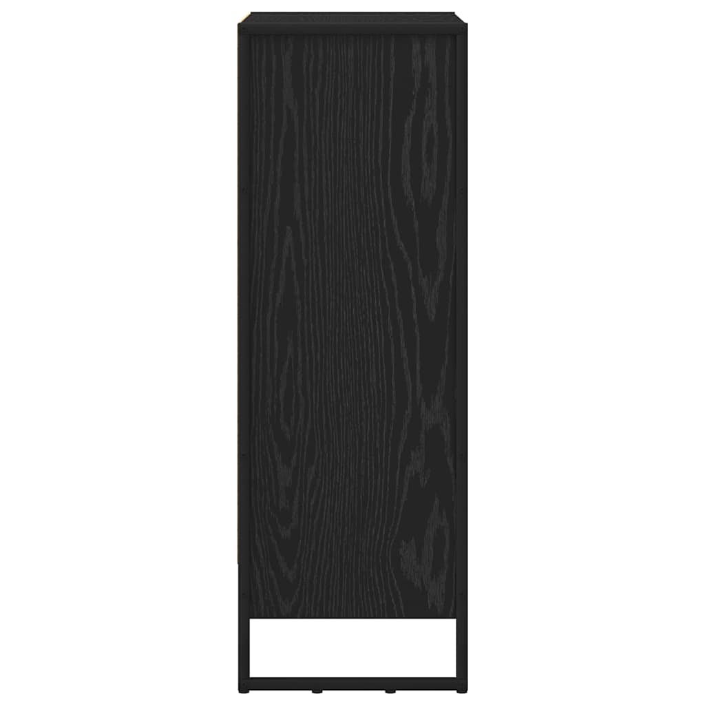 Bibliothèque Chêne noir 80 x 30 x 155 cm Bois d'ingénierie - XIOS