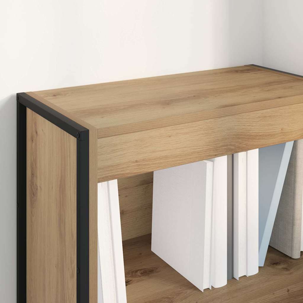 Bibliothèque Chêne artisan 80 x 30 x 155 cm Bois d'ingénierie - XIOS