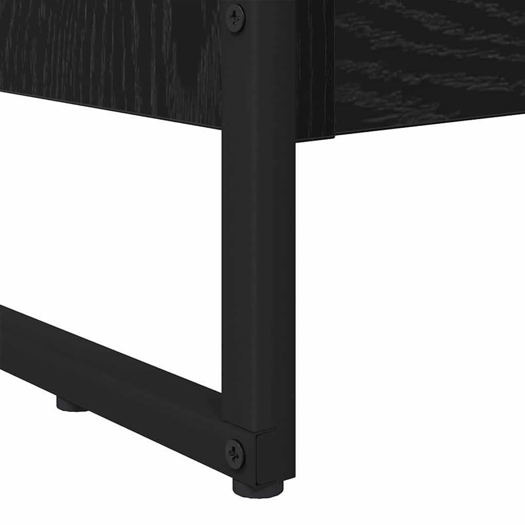 Bibliothèque Chêne noir 80 x 30 x 155 cm Bois d'ingénierie - XIOS