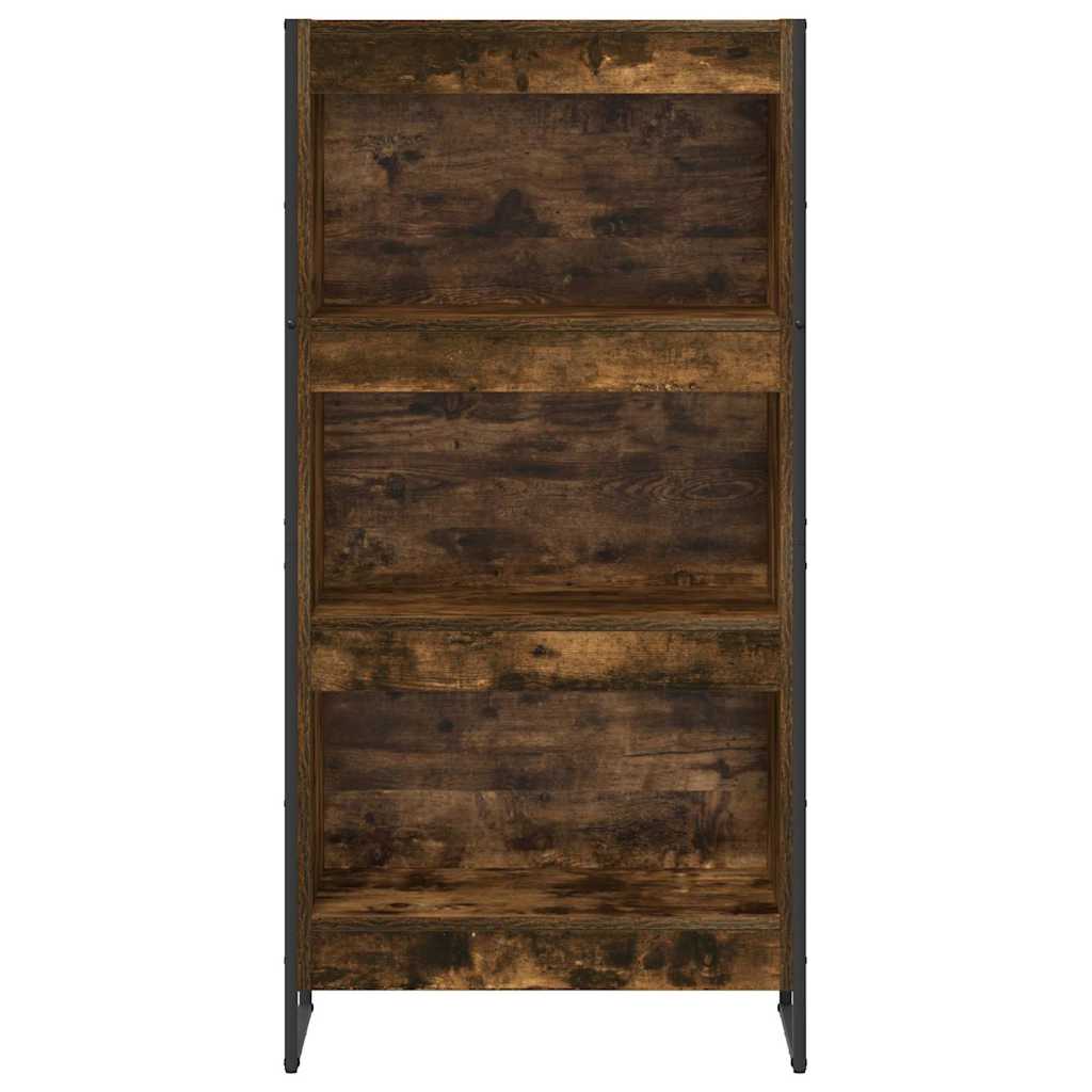 Bibliothèque Chêne Fumé 80 x 30 x 155 cm Bois d'ingénierie - XIOS