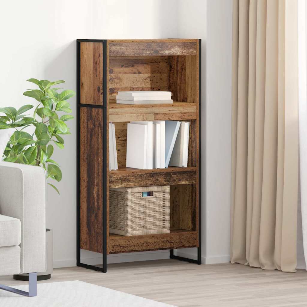 Bibliothèque Bois Ancien 80 x 30 x 155 cm Bois d'ingénierie - XIOS