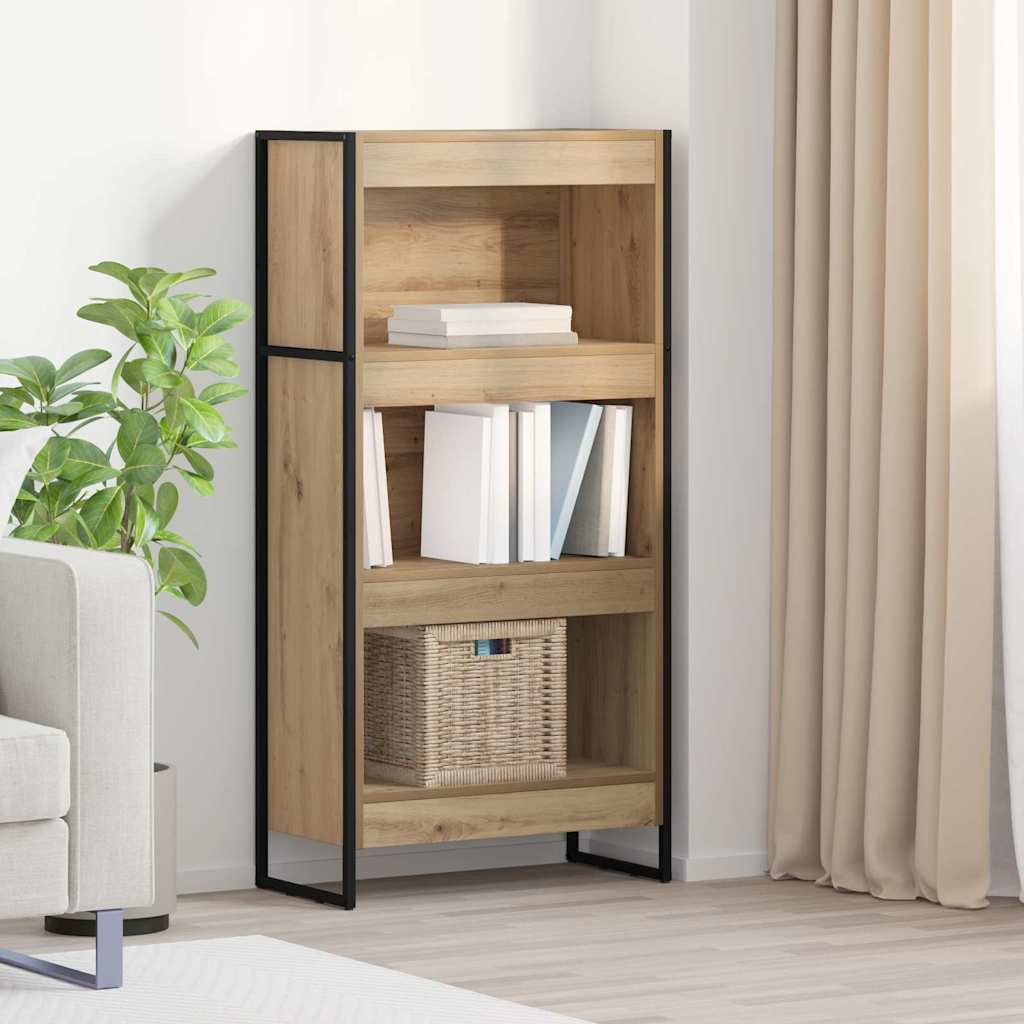 Bibliothèque Chêne artisan 80 x 30 x 155 cm Bois d'ingénierie - XIOS