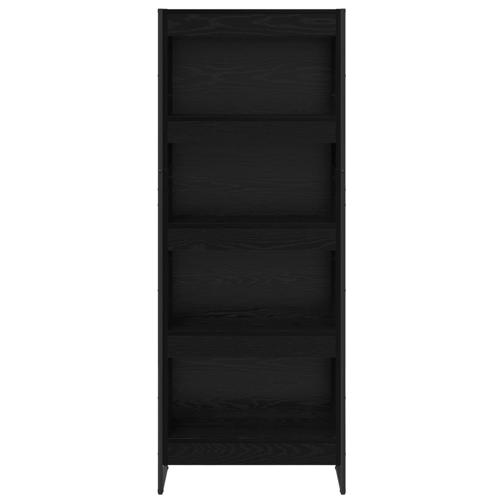 Bibliothèque Chêne noir 80 x 30 x 155 cm Bois d'ingénierie - XIOS
