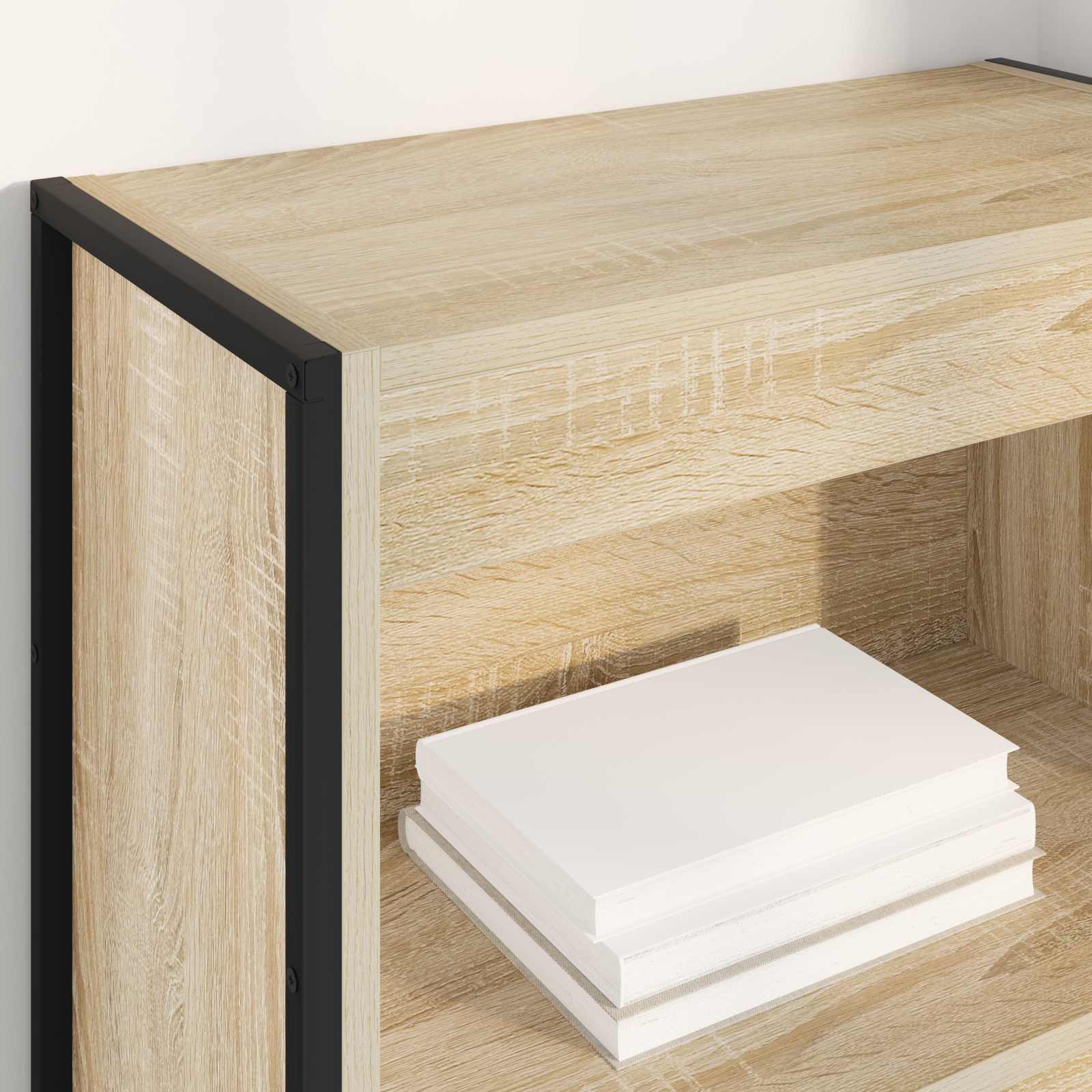 Bibliothèque Sonoma 80 x 30 x 155 cm Bois d'ingénierie - XIOS