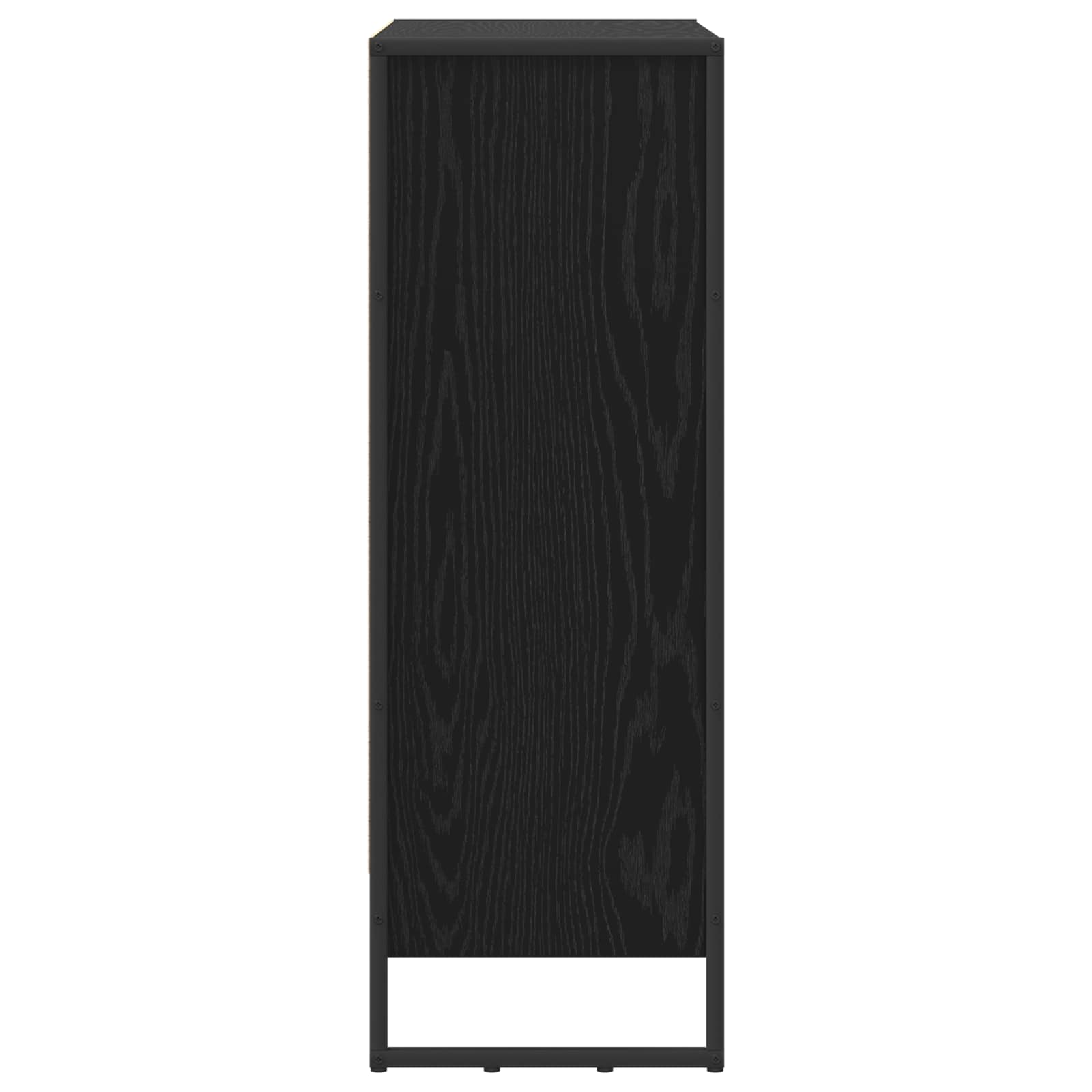 Bibliothèque Chêne noir 80 x 30 x 155 cm Bois d'ingénierie - XIOS