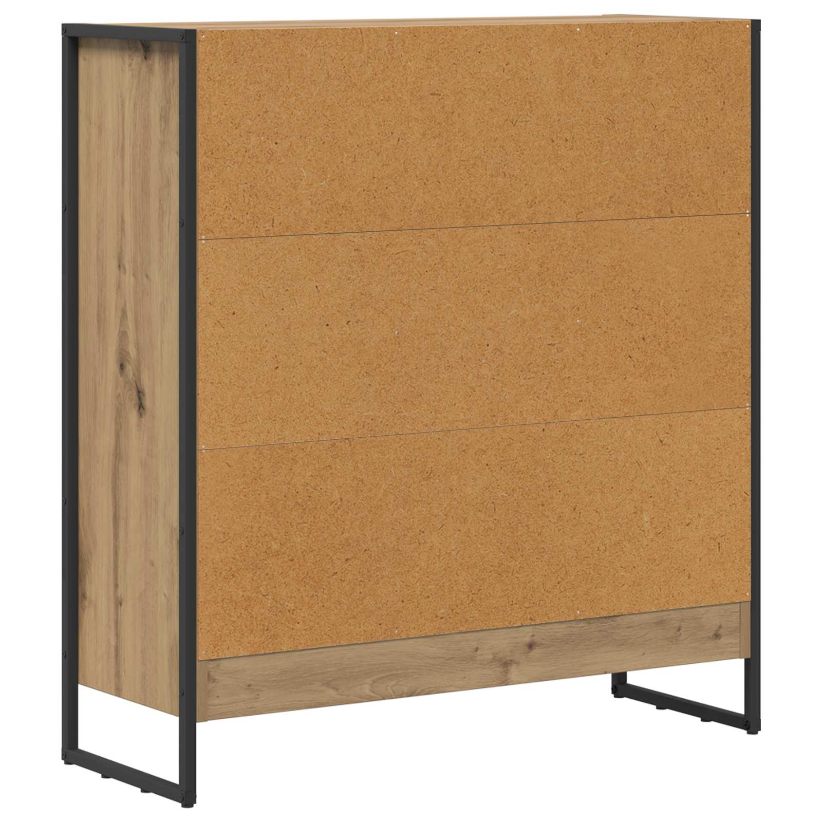 Bibliothèque Chêne artisan 80 x 30 x 155 cm Bois d'ingénierie - XIOS