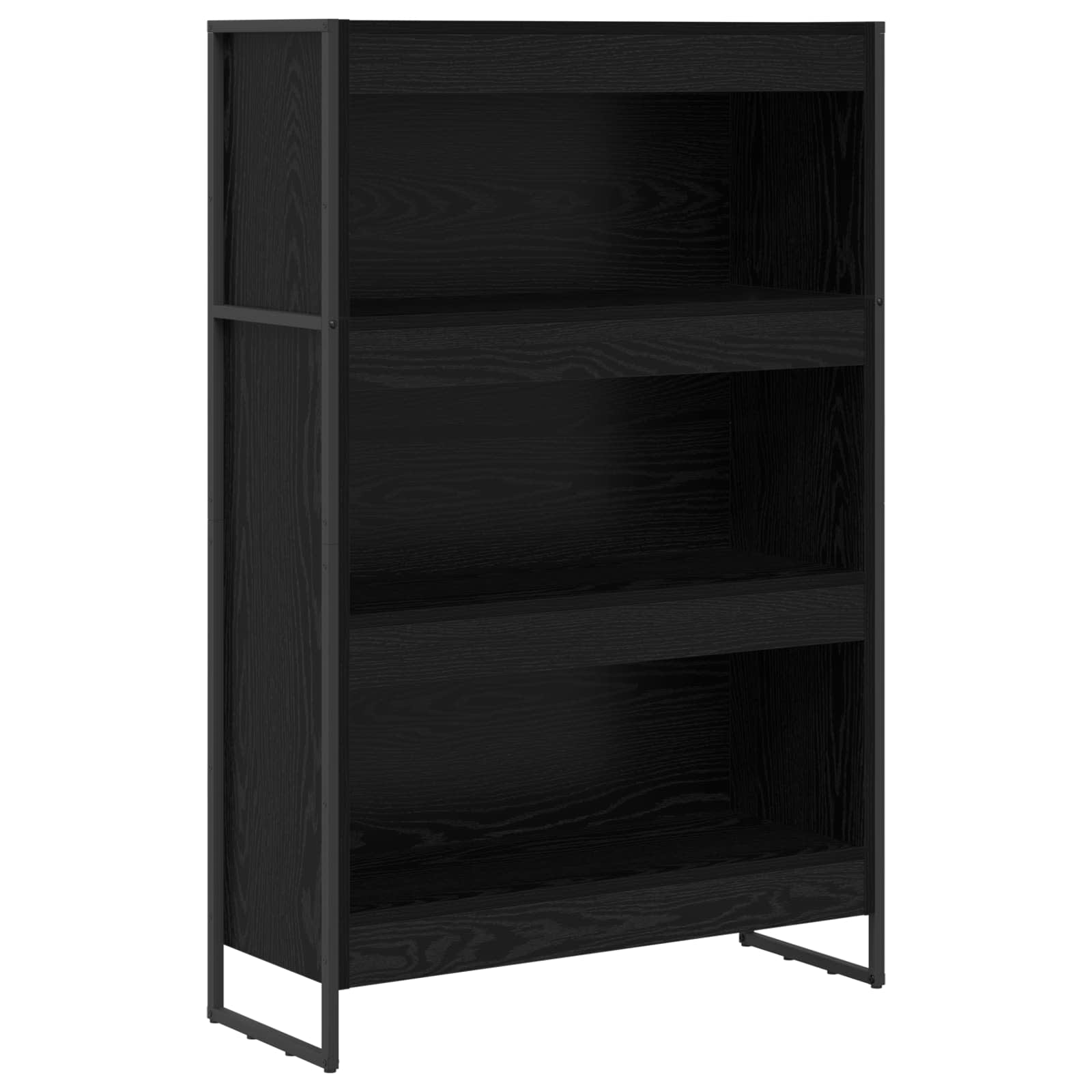 Bibliothèque Chêne noir 80 x 30 x 155 cm Bois d'ingénierie - XIOS