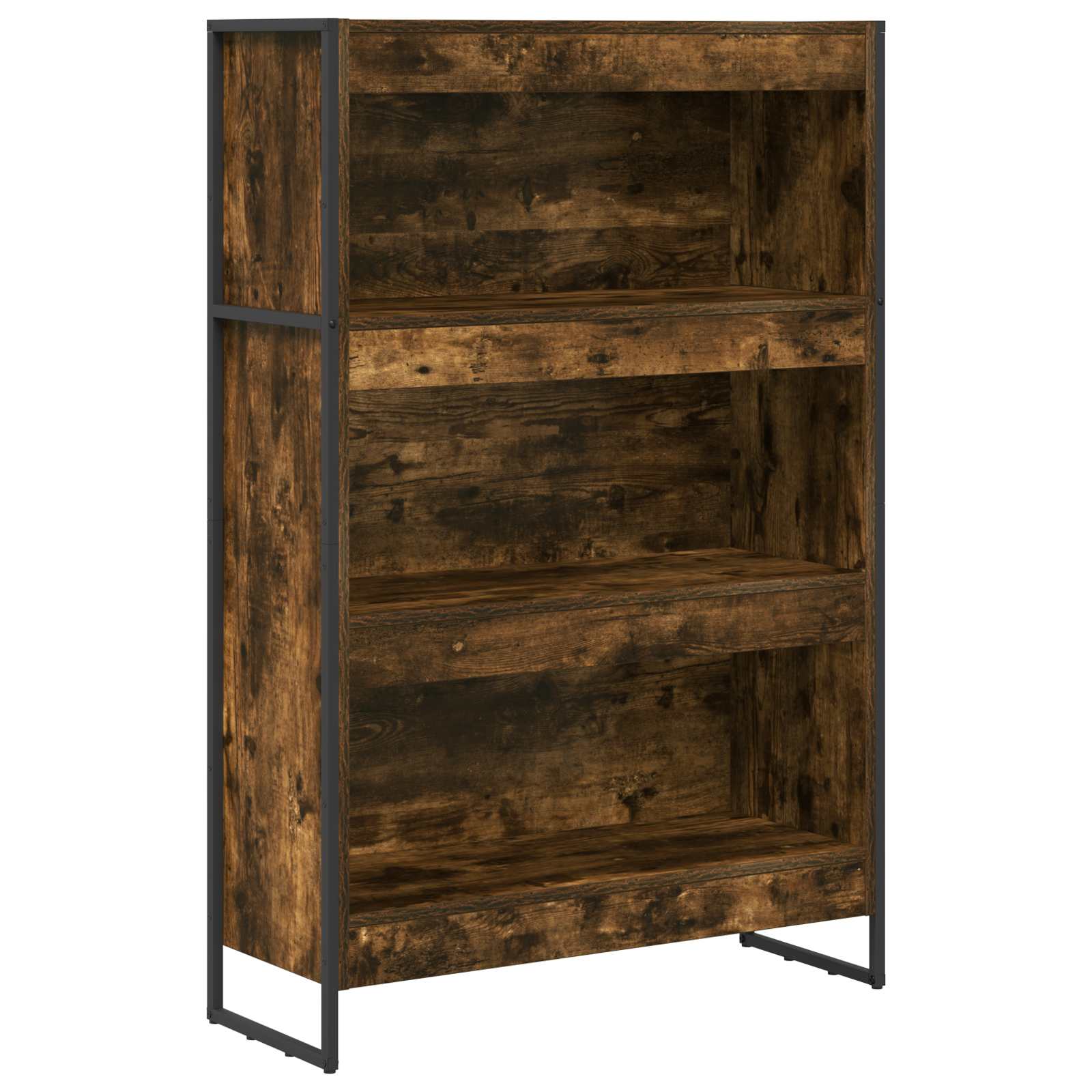Bibliothèque Chêne Fumé 80 x 30 x 155 cm Bois d'ingénierie - XIOS
