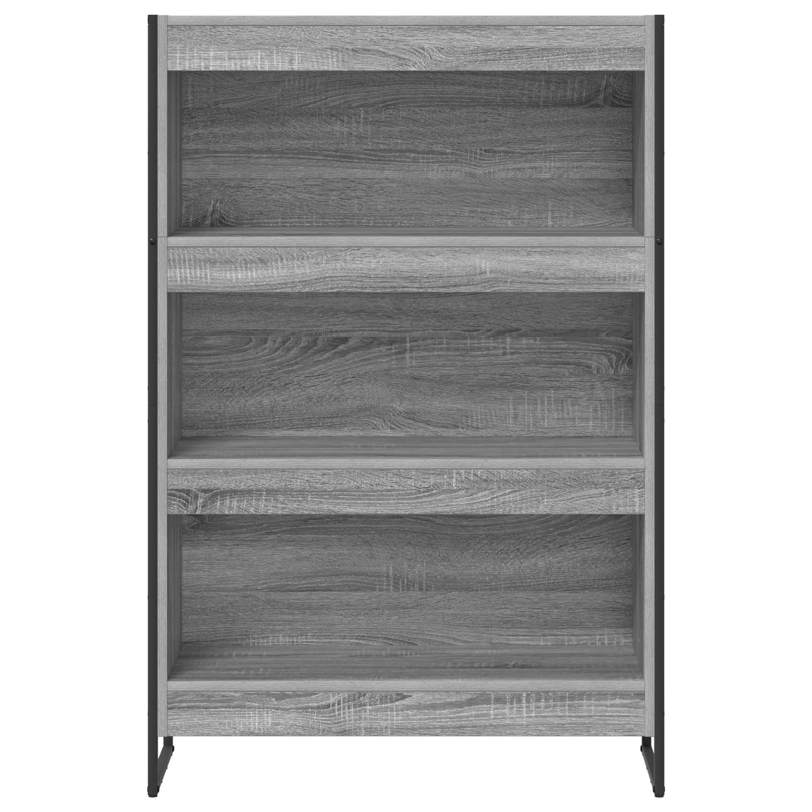 Bibliothèque Gris Sonoma 80 x 30 x 155 cm Bois d'ingénierie - XIOS
