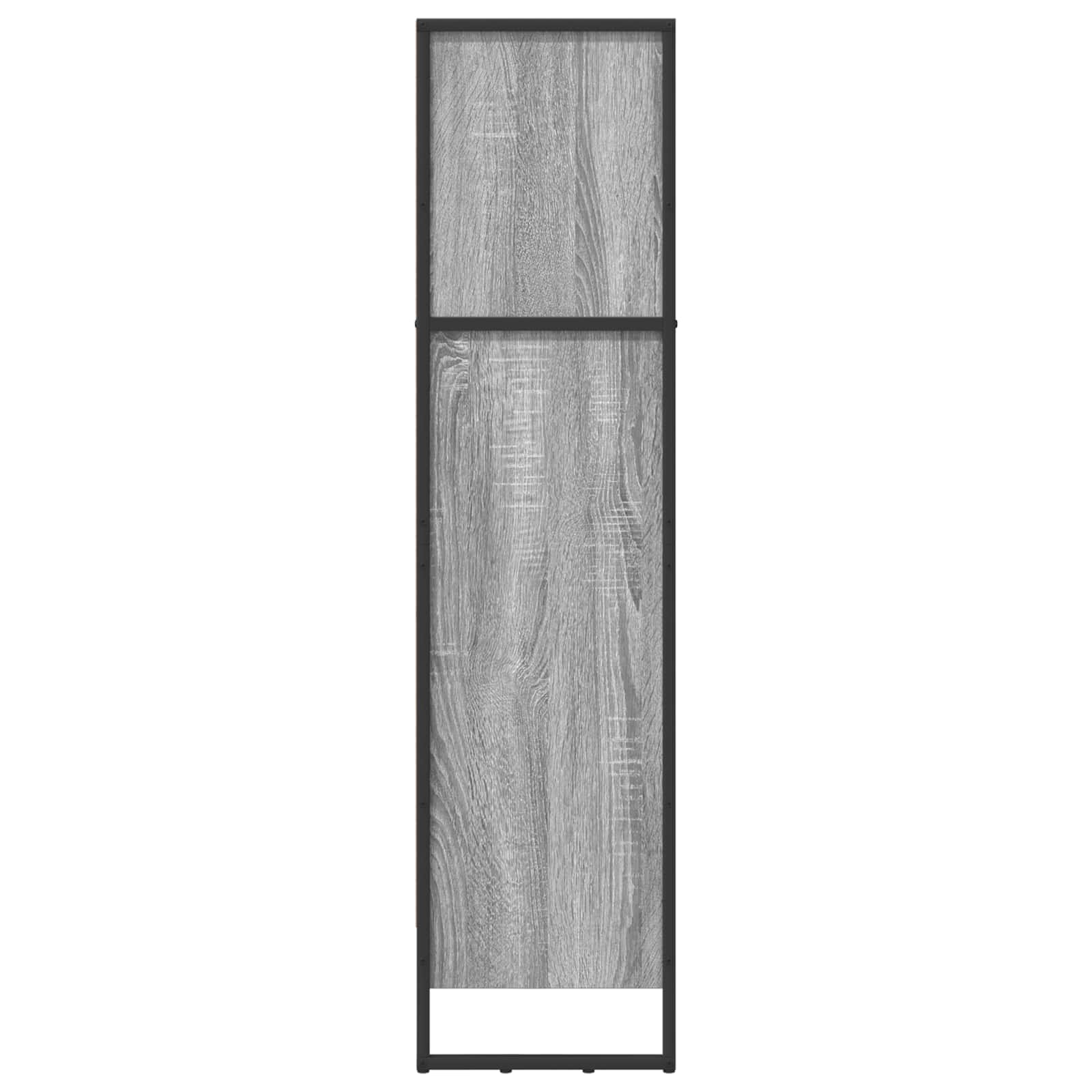 Bibliothèque Gris Sonoma 80 x 30 x 155 cm Bois d'ingénierie - XIOS