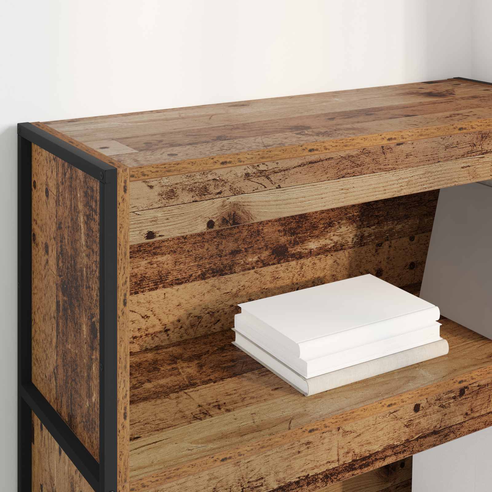 Bibliothèque Bois Ancien 80 x 30 x 155 cm Bois d'ingénierie - XIOS