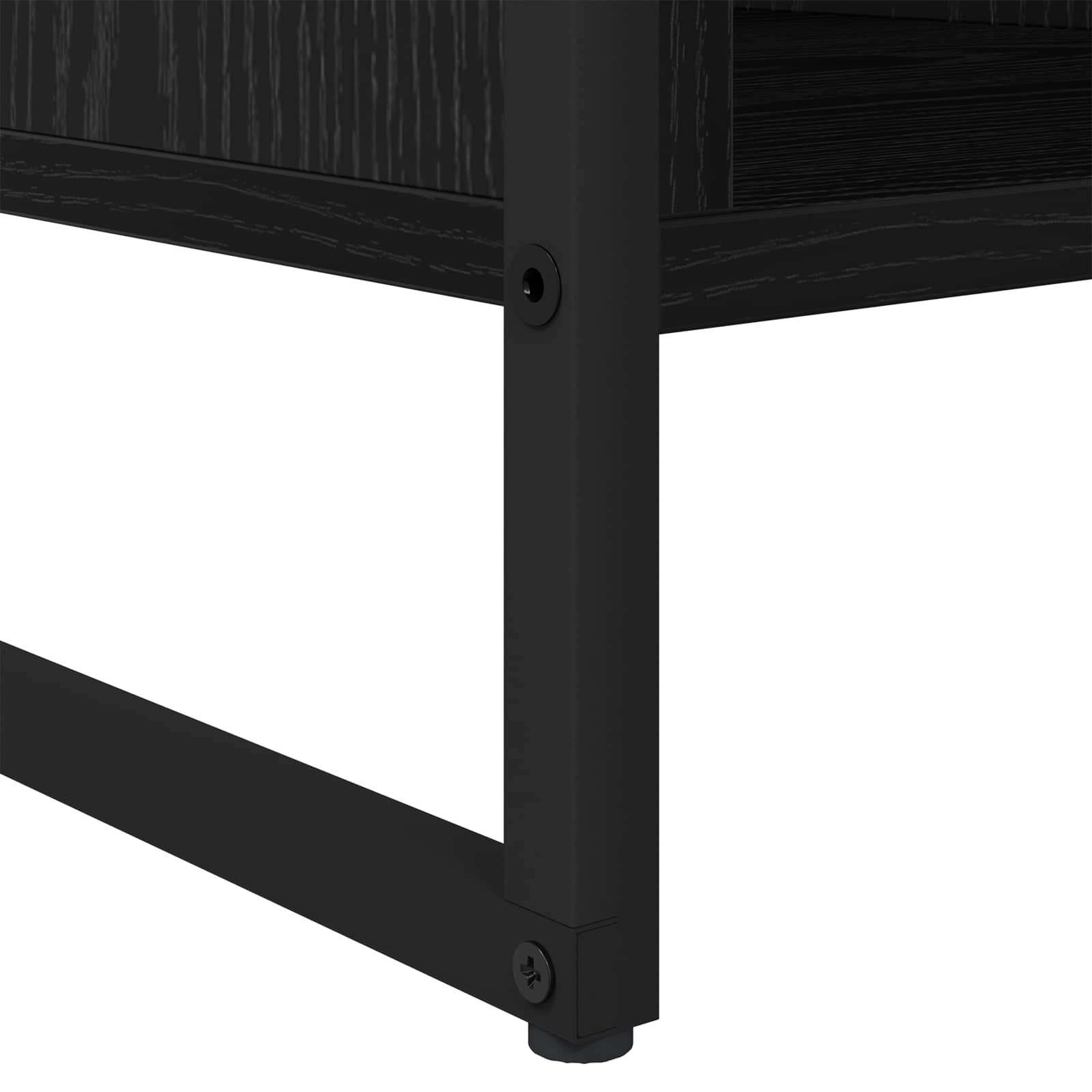 Table basse Chêne noir 80 x 50 x 40 cm Bois d'ingénierie - XIOS