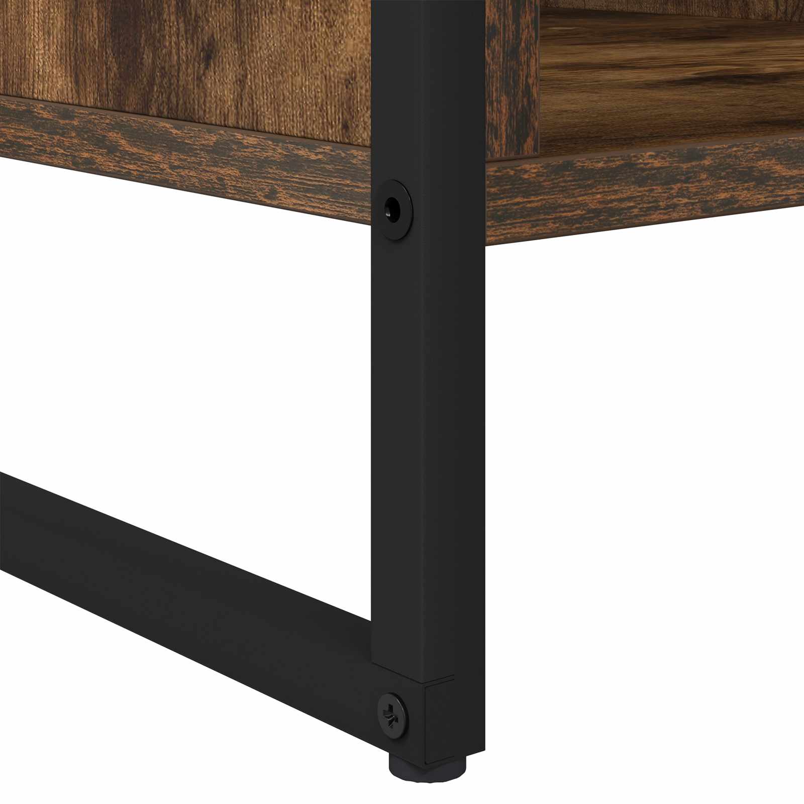 Table basse Chêne Fumé 80 x 50 x 40 cm Bois d'ingénierie - XIOS